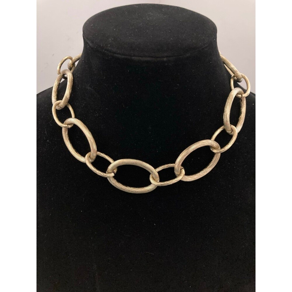 Necklace gold tone women